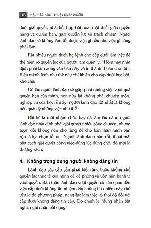 Hậu Hắc Học - Thuật Quản Người (Tái Bản)