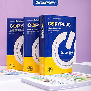 Combo 5/10 Ream giấy A4 70 gsm Thiên Long Copy Plus PP-003 (500 tờ) - Hàng nhập khẩu