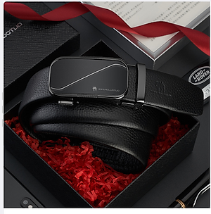 Thắt lưng nam da bò nguyên chất mặt khóa tự động hợp kim cao cấp