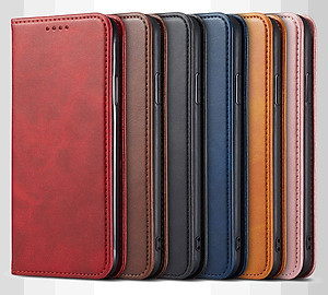 Bao da ốp lưng dành cho điện thoại Iphone X , IP Xr, Xs max, IP 11, 11 pro, 11 pro max, IP 12, 12 Pro, 12 Pro max dạng ví cao cấp, kiểu dáng thời trang có ngăn đựng thẻ tiện lợi