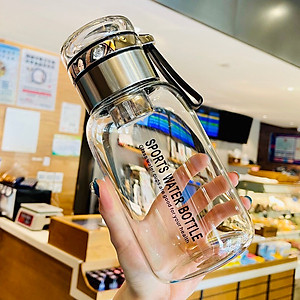 Bình Nước Thủy Tinh Dung Tích 750,1000,1200,1500ml Tiện Lợi, Có Lọc Bã Trà, Tặng Kèm Túi Vải Cách Nhiệt