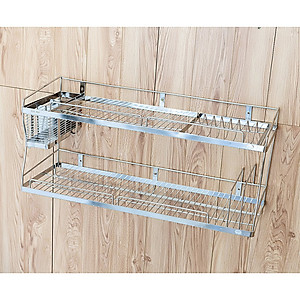 Kệ chén đa năng Inox 304 cao cấp dài 80cm  (D80 x W28 x H45)