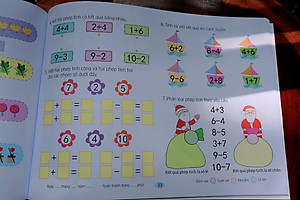 Sách TOÁN TIỀN TIỂU HỌC - Cộng trừ trong phạm vi 10, phạm vi 20