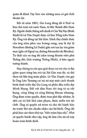 Sách Ký Ức Lịch Sử Về Sài Gòn Và Các Vùng Phụ Cận