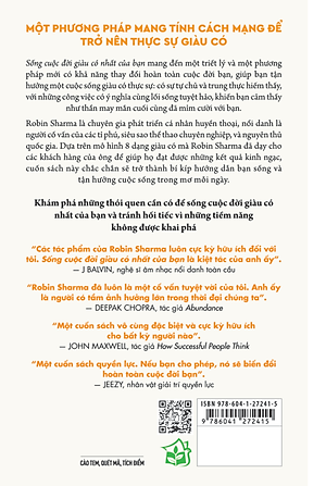 Sách Sống cuộc đời giàu có nhất của bạn (Robin Sharma)