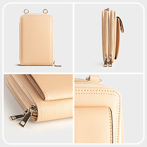 Túi Yuumy ( Thời trang nữ phối ngăn nắp gập mini - Túi đeo chéo da Seasand YN245 )