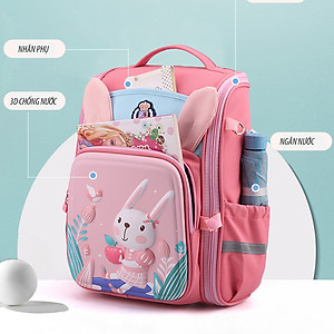 Ba lô học sinh chống gù cao cấp phong cách mới - BEE GEE HS1070