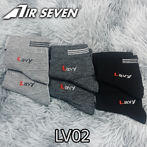 Tất nam cổ trung/ Vớ nam cổ trung màu Xám E7-VT002