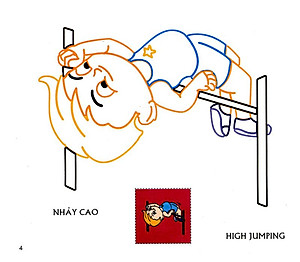 Sách Bé Tập Tô Màu - Bé Là Vận Động Viên