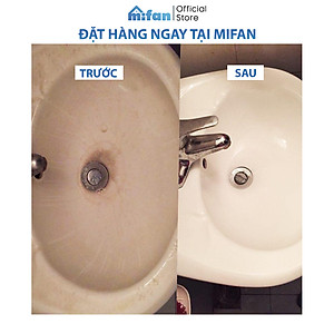 Làm Sạch Tẩy Trắng Đồ Dùng Bằng Sứ SMART TS - Bồn Cầu, Bồn Tắm, Bồn Rửa - Trắng Ngay Sau 5 Phút Không Cần Cọ Rửa - Tặng Kèm Chổi Lông -                      