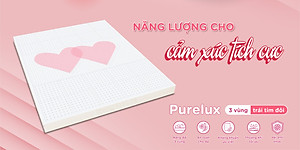 Nệm Cao Su Thiên Nhiên Kim Cương Purelux- 3’Zone