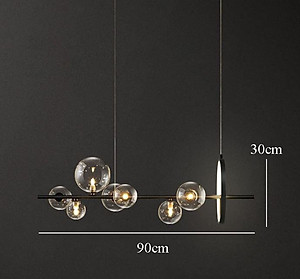 Đèn thả VIRAM kiểu dáng độc đáo trang trí nội thất sang trọng, hiện đại - Tặng bóng LED chuyên dụng.