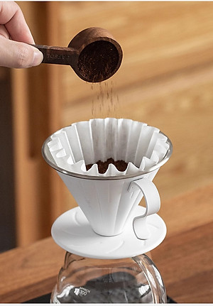Giấy lọc hình tròn cho phễu Kalita 155 185 CAFE DE KONA