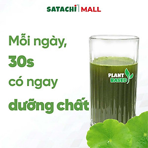 Bột Rau Má Nguyên Chất SATACHI – 100% rau má tươi, không đường – Hộp 68g & 218g