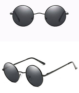 Kính xinh, Kính râm Mắt tròn xoe retro + tặng Tuavit Kính Xinh mini tiện lợi