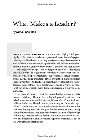 Sách Harvard Business Review's 10 Must Reads On Emotional Intelligence