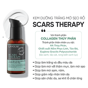 Serum giúp dưỡng trắng da, làm mờ sẹo và se khít lỗ chân lông Lá House Scars Therapy Concentrated 15ml/30ml