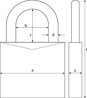 Khóa Đồng 65 Series ABUS (60mm)