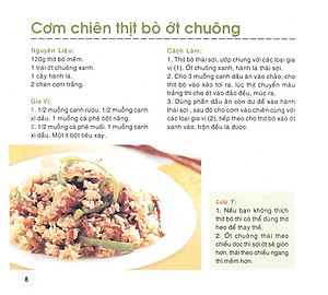 Sách Những Món Cơm Đặc Sắc (Tái Bản)