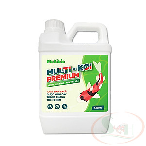 Vi sinh nước MultiBio Multi Koi Premium men tiêu hóa đậm đặc xử lý bể cá lớn ao hồ ngoài trời