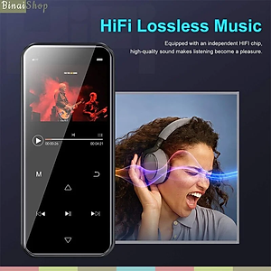 Ruizu D19 - Máy Nghe Nhạc Lossless Siêu Mỏng, Bluetooth 5.0, FM Radio, Thời Lượng Pin 50 Giờ, Bộ Nhớ Trong 16GB - Hàng Chính Hãng