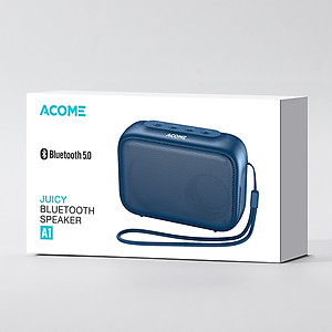 (HÀNG MỚI)Loa Bluetooth ACOME A1 Công suất 5W Hỗ trợ TWS ghép đôi 2 loa Âm thanh vòm âm bass trầm thiết kế nhỏ gọn - Hàng chính hãng