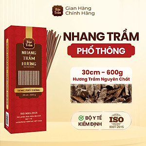 Nhang Trầm Hương – Hộp Đỏ | Bảo Trầm – Hương Trầm Tự Nhiên, Hương Dịu Nhẹ, Thắp Hằng Ngày