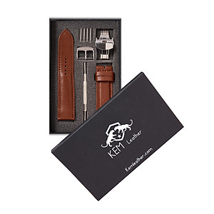 Dây Đồng Hồ Da Bò Italy Cao Cấp Màu Vàng Bò Size 14/16/18/20/22mm - Dây Da Đồng Hồ Da Bò Thật 100%, Bảo Hành 12T