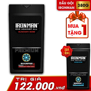 Combo 3 chai tắm gội 2in1 Iroman hương nước hoa cho nam thơm lâu ngăn giàu giảm rụng  705G