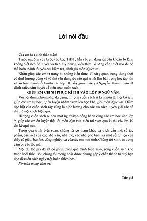 Sách Giúp Em Chinh Phục Kì Thi Vào Lớp 10 Ngữ Văn