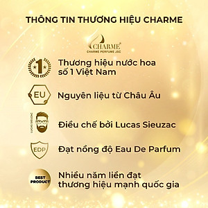 Nước Hoa Nam CHARME SANTAL33 60ml Lưu Hương Lâu Nam Tính, Sang Trọng_Nước Hoa Chính Hãng