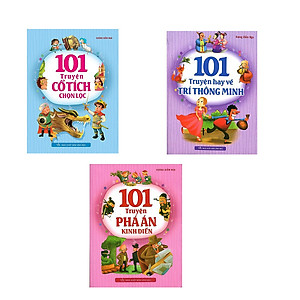 Combo 101 Truyện: Cổ Tích Chọn Lọc + Trí Thông Minh + Phá Án Kinh Điển