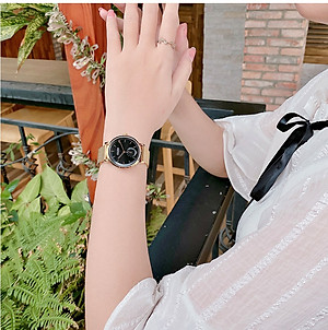 Đồng Hồ Nữ Julius Hàn Quốc JA1065B Dây Thép Thanh Lịch