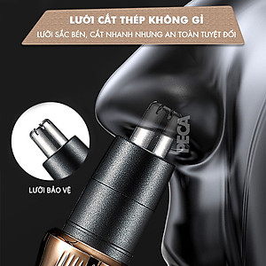 Máy tỉa lông mũi Kemei KM-323 dùng pin sạc USB tiện lợi - Hàng chính hãng