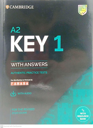 A2 Key 1 For The Revised 2020 Exam Student's Book With Answers With Audio With Resource Bank: Authentic Practice Tests (KET Practice Tests)