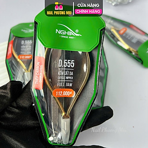 Kìm Nghĩa D555 Cắt Da nhặt da Bằng Thép Mạ Vàng 24K Chuyên Dụng, Lưỡi Kềm Sắc Mỏng, Bén Ngọt, Làm Nail Tiện Lợi Vừa Tay Chị Em Nữ Women kềm mống tay