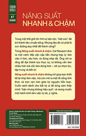 Sách Năng suất nhanh và chậm