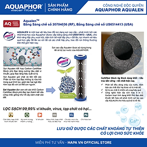 Máy Lọc Nước AQUAPHOR CRYSTAL ECO Uống Trực Tiếp Từ Vòi, Công Nghệ NANO Không Điện - Hàng Chính Hãng