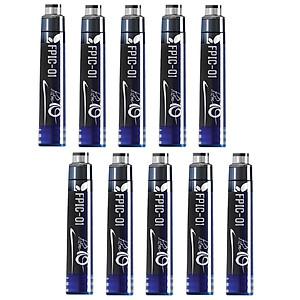 Hộp 10 Ống Mực Bút Máy FPIC-01 - Mực Xanh