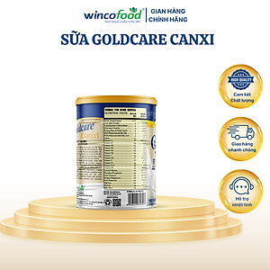 Sữa bột Wincofood GoldCare Canxi: dinh dưỡng ít béo ngừa tiểu đường, bổ sung canxi giúp xương chắc khỏe, MUFA, PUFA tốt cho tim mạch, phù hợp cho người từ 30 tuổi trở lên.