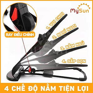 Ghế nôi nhún rung bập bênh cho bé sơ sinh nằm ru ngủ, ngồi chơi thư giãn an toàn MySun