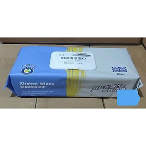 Khăn Ướt Lau Bếp , Lau Tủ , Lau Bàn Ghế,..vv Gói 80 Tờ Không Chất Tẩy Rửa An Toàn Với Da , Siêu Dai Có Thể Giặt Sạch Và Tái Sử Dụng - Hàng Chính Hãng