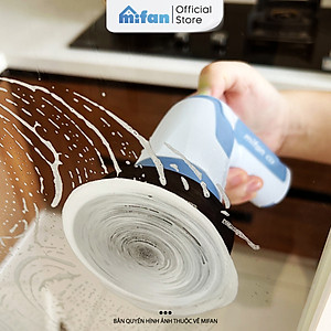 Máy Cọ Rửa Điện Cầm Tay Đa Năng Mifan K3 25W - Kèm 4 Đầu Chổi, Pin Sạc 2000mAh, Chống Nước IPX7, Tốc Độ 500rpm, Bảo Hành 12 Tháng