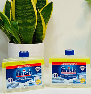 Dung dịch tẩy rửa máy rửa chén Finish Dishwasher Cleaner Lemon 2x250ml QT04441 - hương chanh