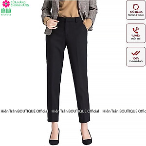 Quần âu nữ công sở Hiền Trần BOUTIQUE vải trượt Thái mềm mại, co giãn, tôn dáng chuẩn VNXK