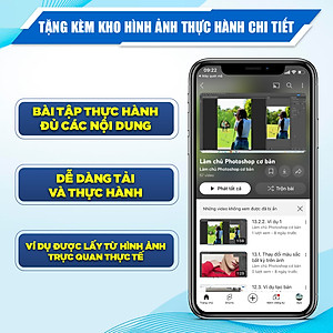Sách Photoshop Quyển 2 Nâng Cao, In Màu, Tặng Kèm Video Hướng Dẫn + File Thực Hành (Quyển 2)