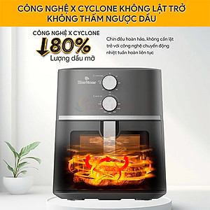 Nồi chiên không dầu Bluestone 7 lít AFB-5856 - Hàng chính hãng