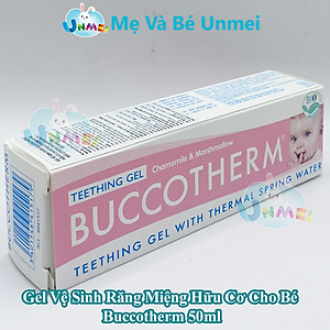 Gel đánh răng hữu cơ cho bé Buccotherm (từ sơ sinh) - 50ml