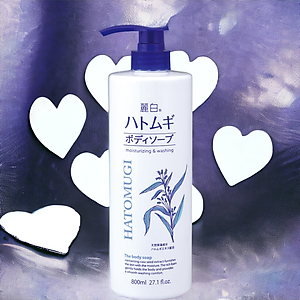 Sữa Tắm Dưỡng Trắng Sáng Da Chiết Xuất Từ Hạt Ý Dĩ Hatomugi 800 mL