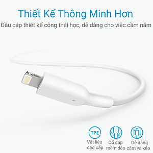 Dây Cáp Sạc Lightning Cho iPhone Anker PowerLine II 0.9m - A8432 - Hàng Chính Hãng